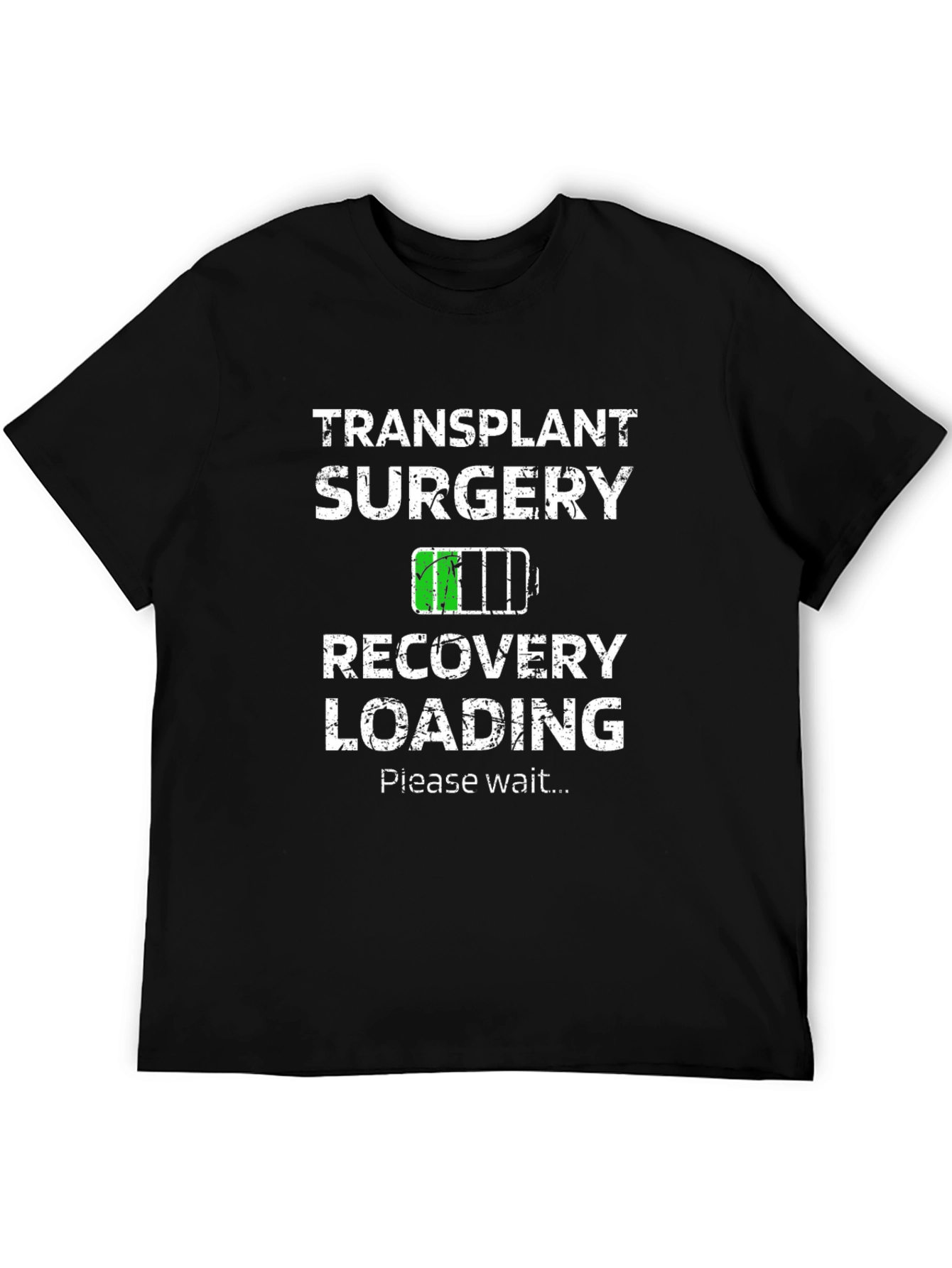 Transplant Surgery Recovery Loading Graphic T-Shirt