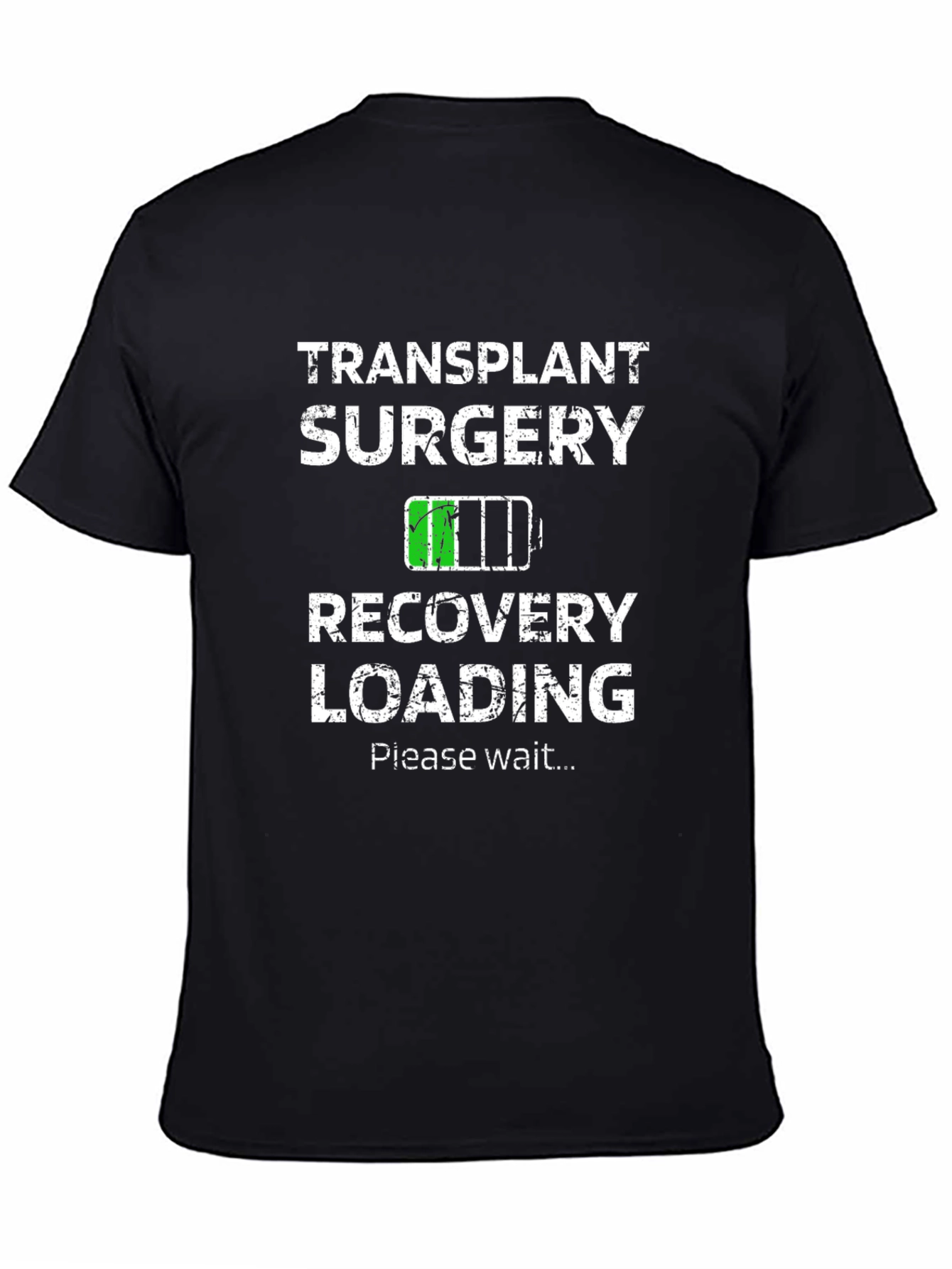 Transplant Surgery Recovery Loading Graphic T-Shirt