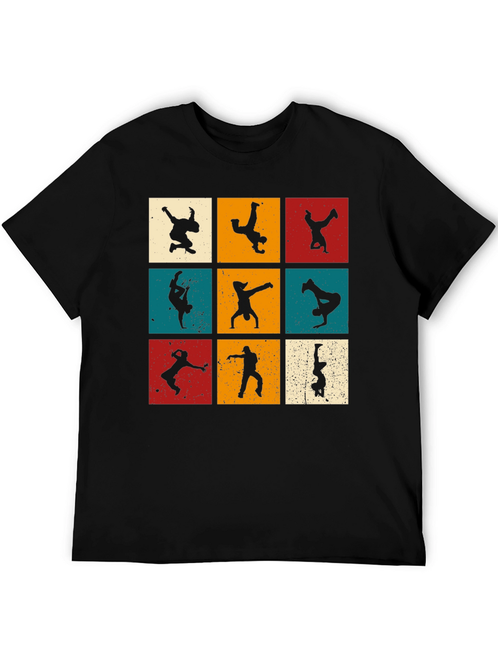 Retro Breakdance Silhouette T-Shirt