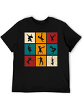 Retro Breakdance Silhouette T-Shirt