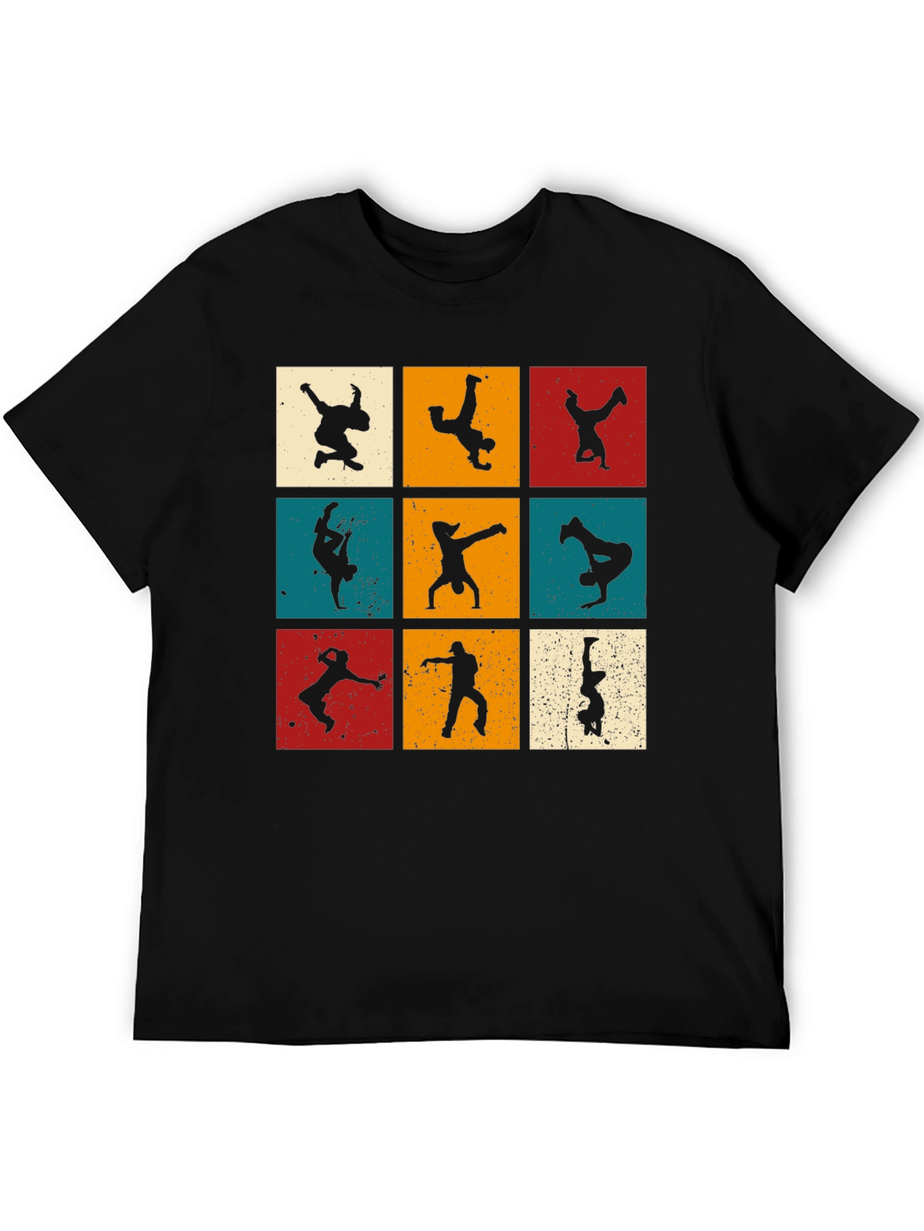 Retro Breakdance Silhouette T-Shirt