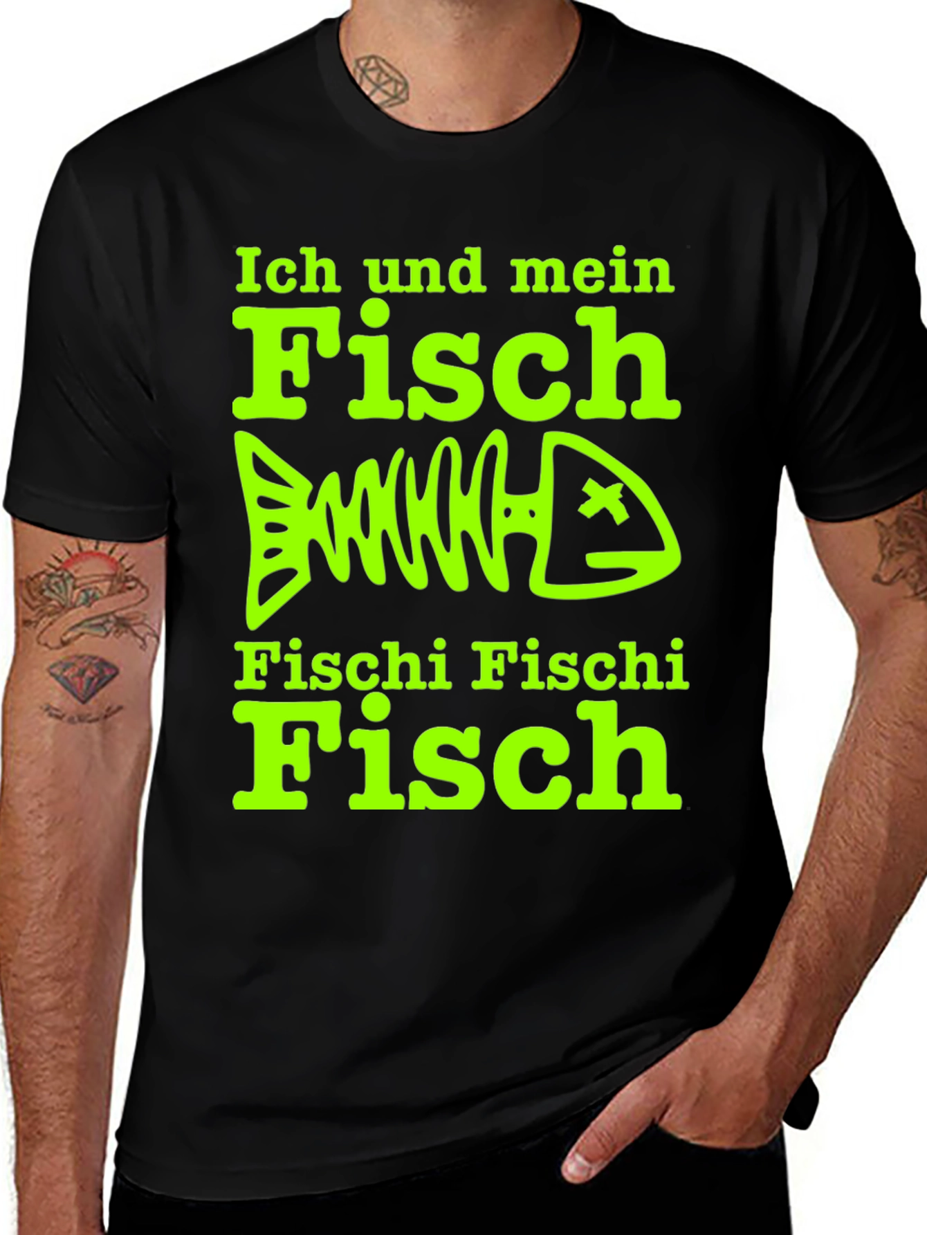 Ich und mein Fisch T-Shirt - Funny Fishing Tee