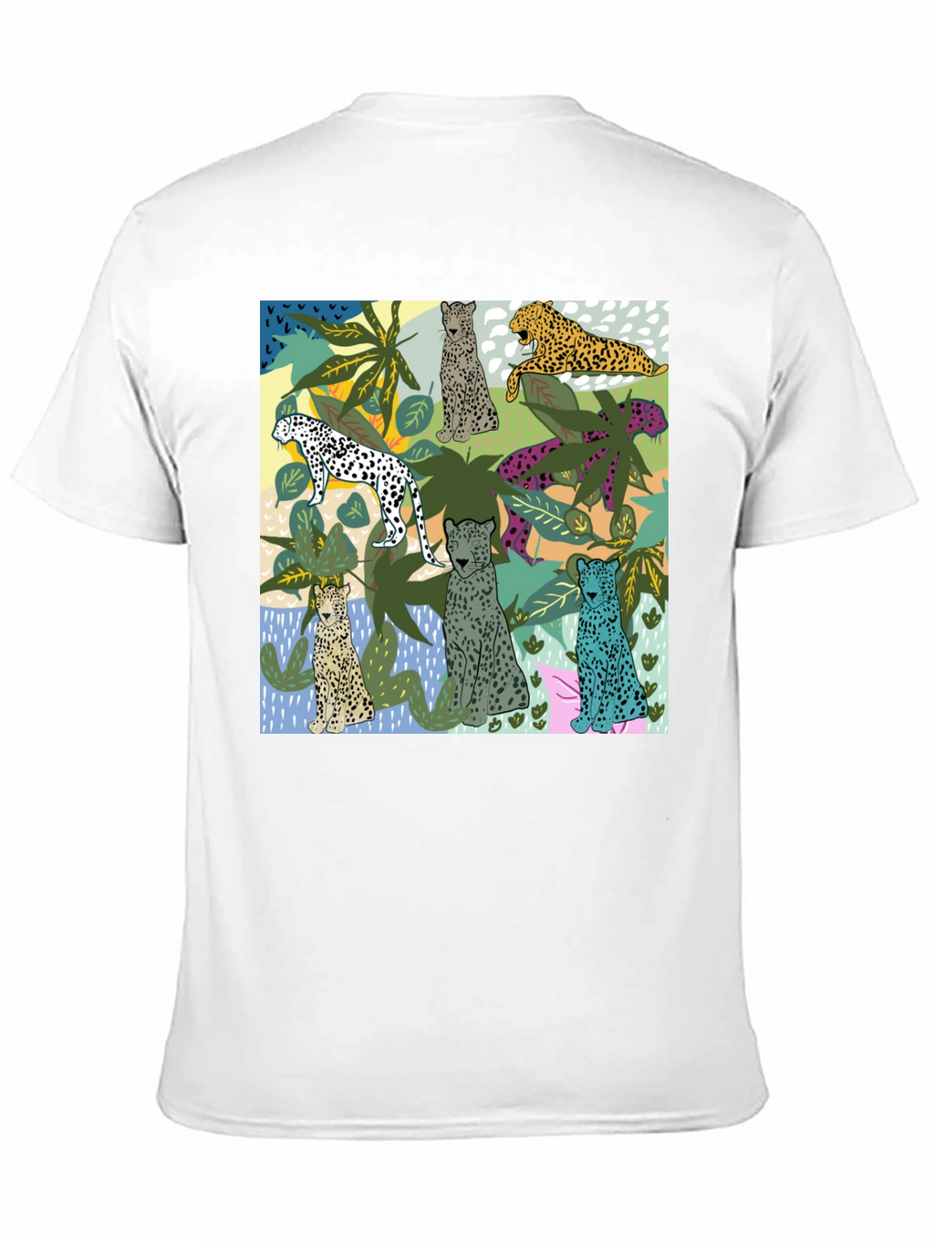 Jungle Cats Black T-Shirt