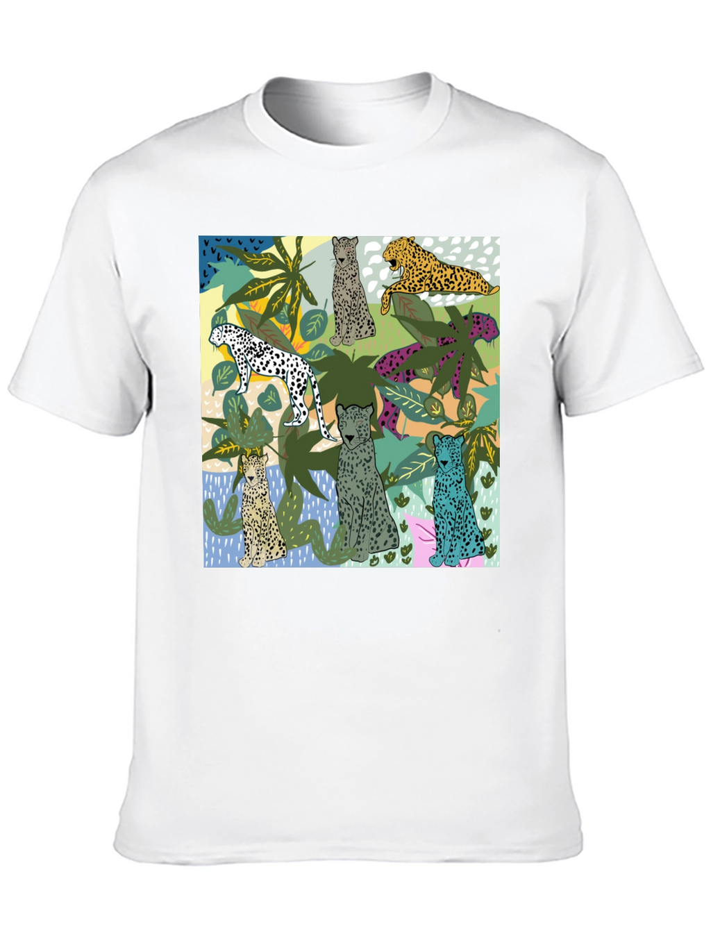 Jungle Cats Black T-Shirt