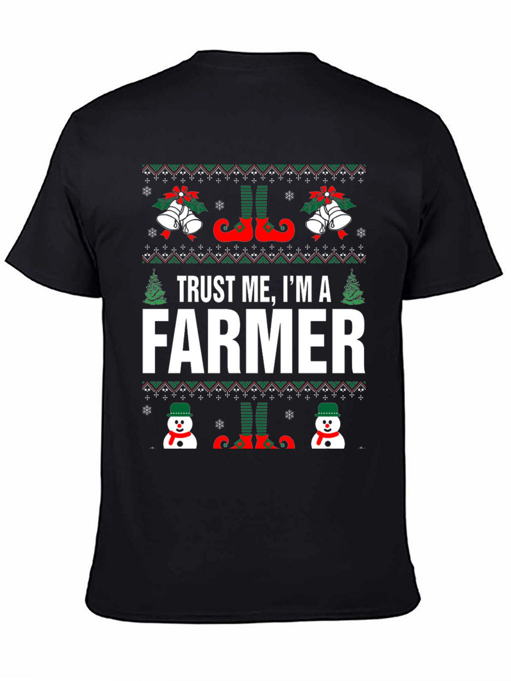 Trust Me Im a Farmer Christmas T-Shirt