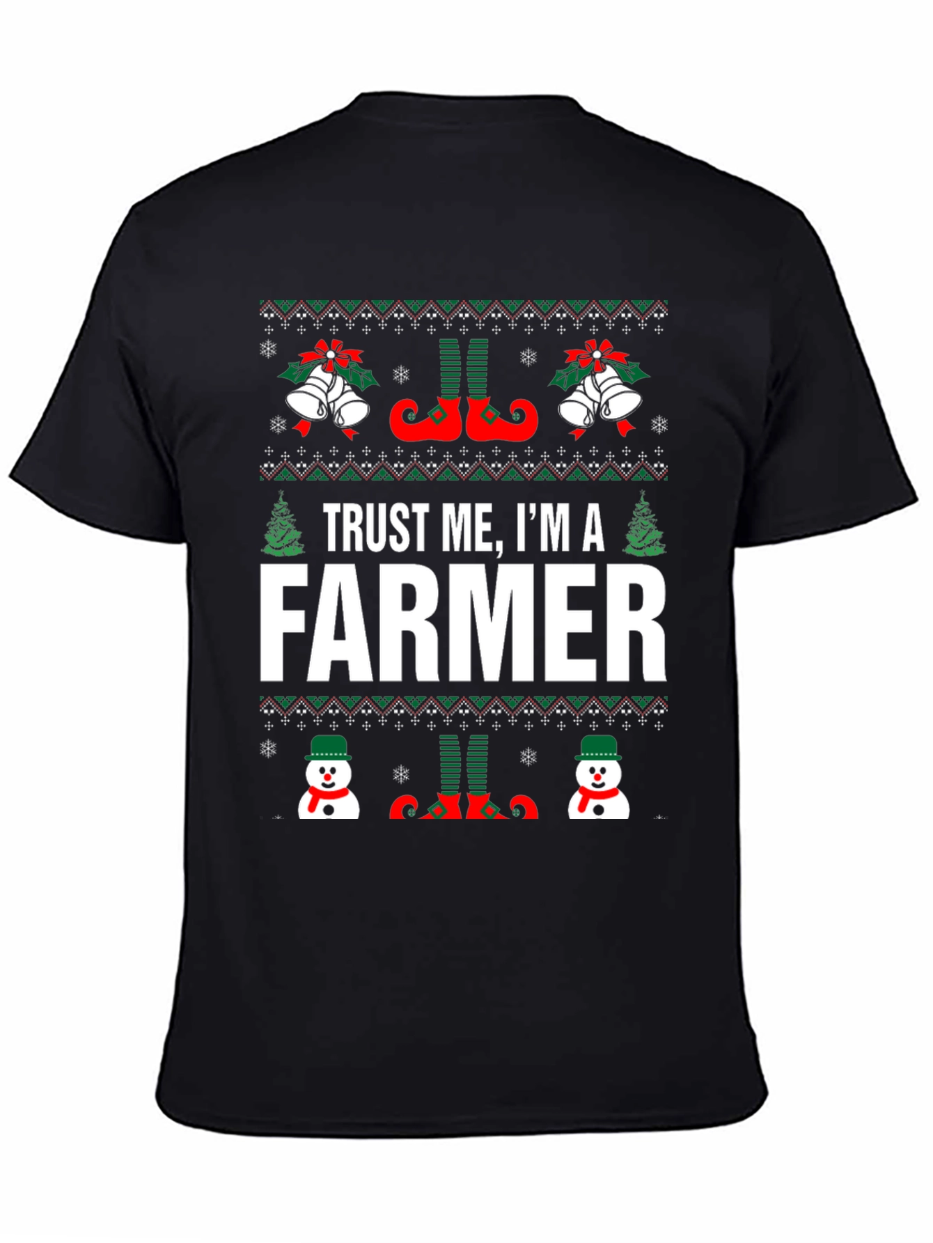 Trust Me Im a Farmer Christmas T-Shirt