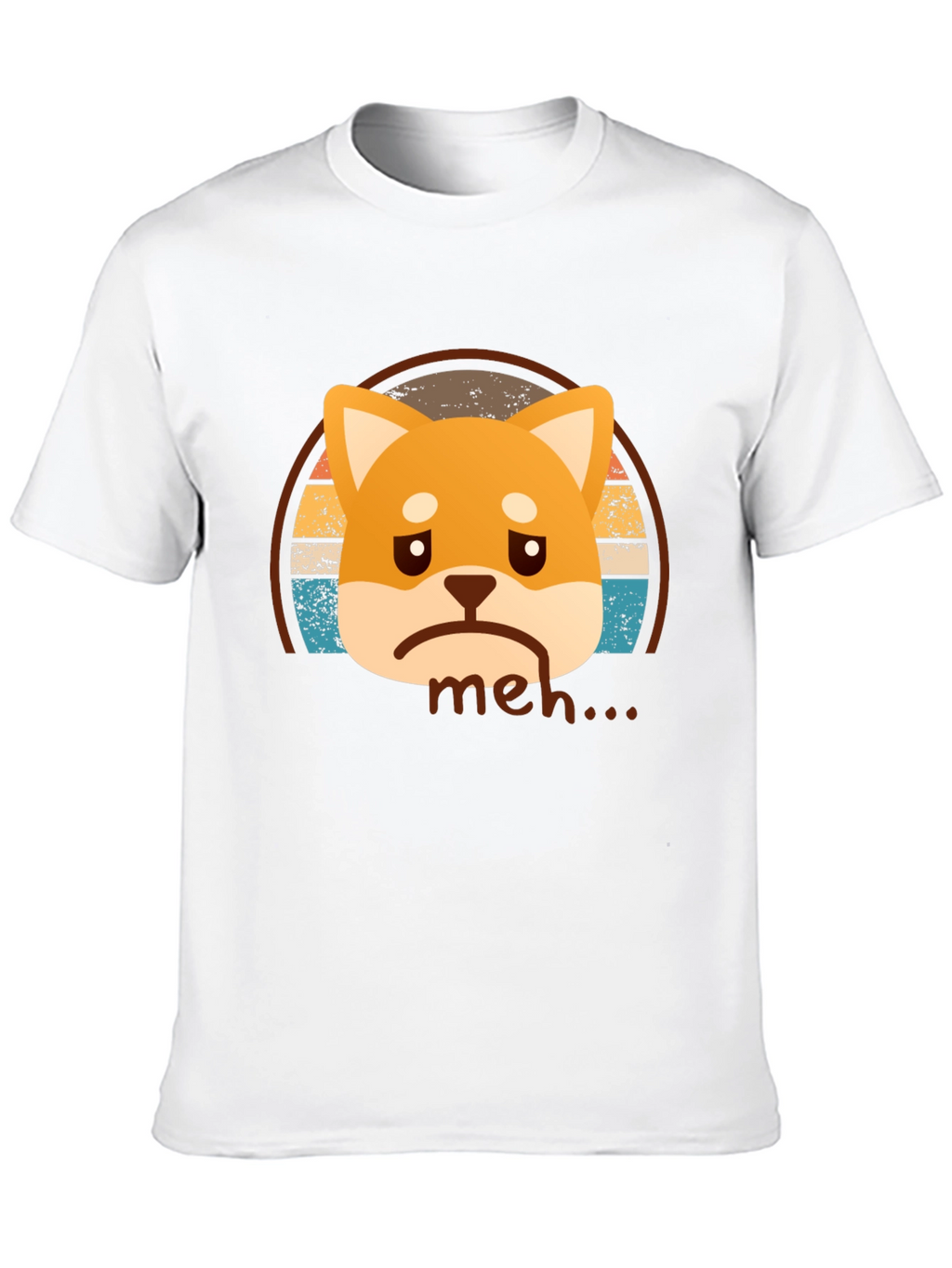 Meh Shiba Inu T-Shirt - Unisex Graphic Tee