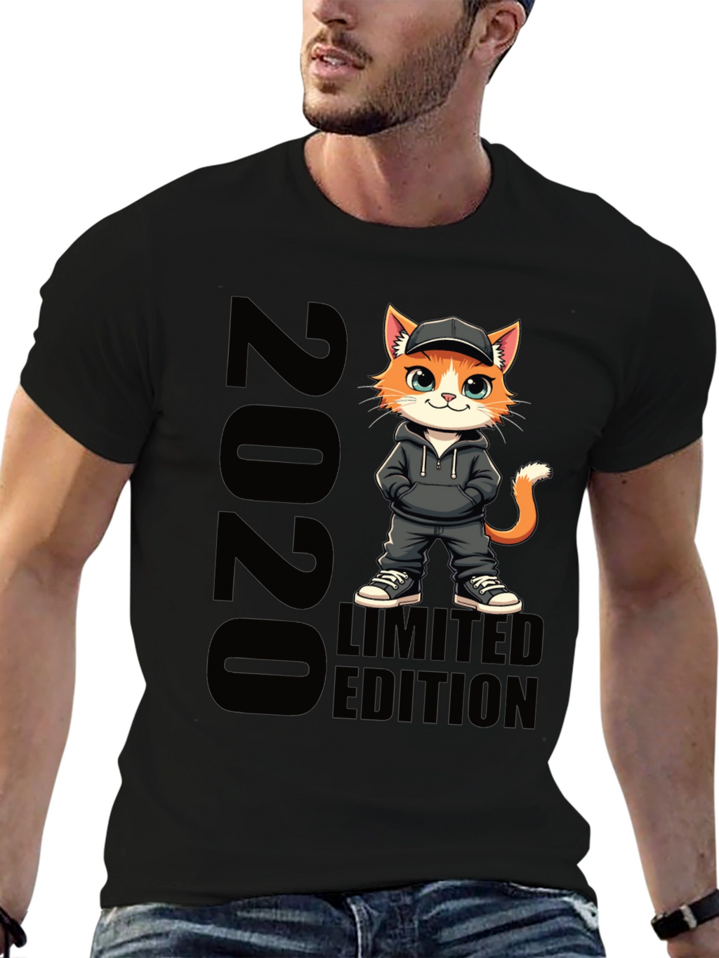 Limited Edition 2020 Cat Graphic T-Shirt