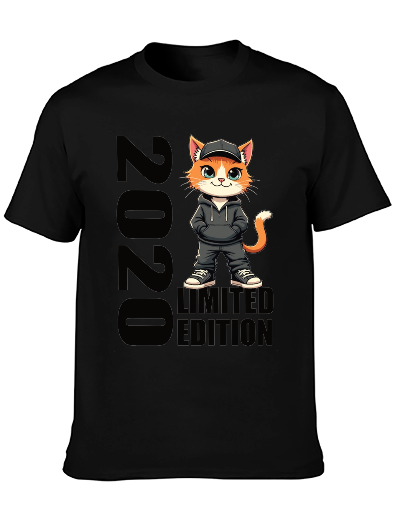 Limited Edition 2020 Cat Graphic T-Shirt