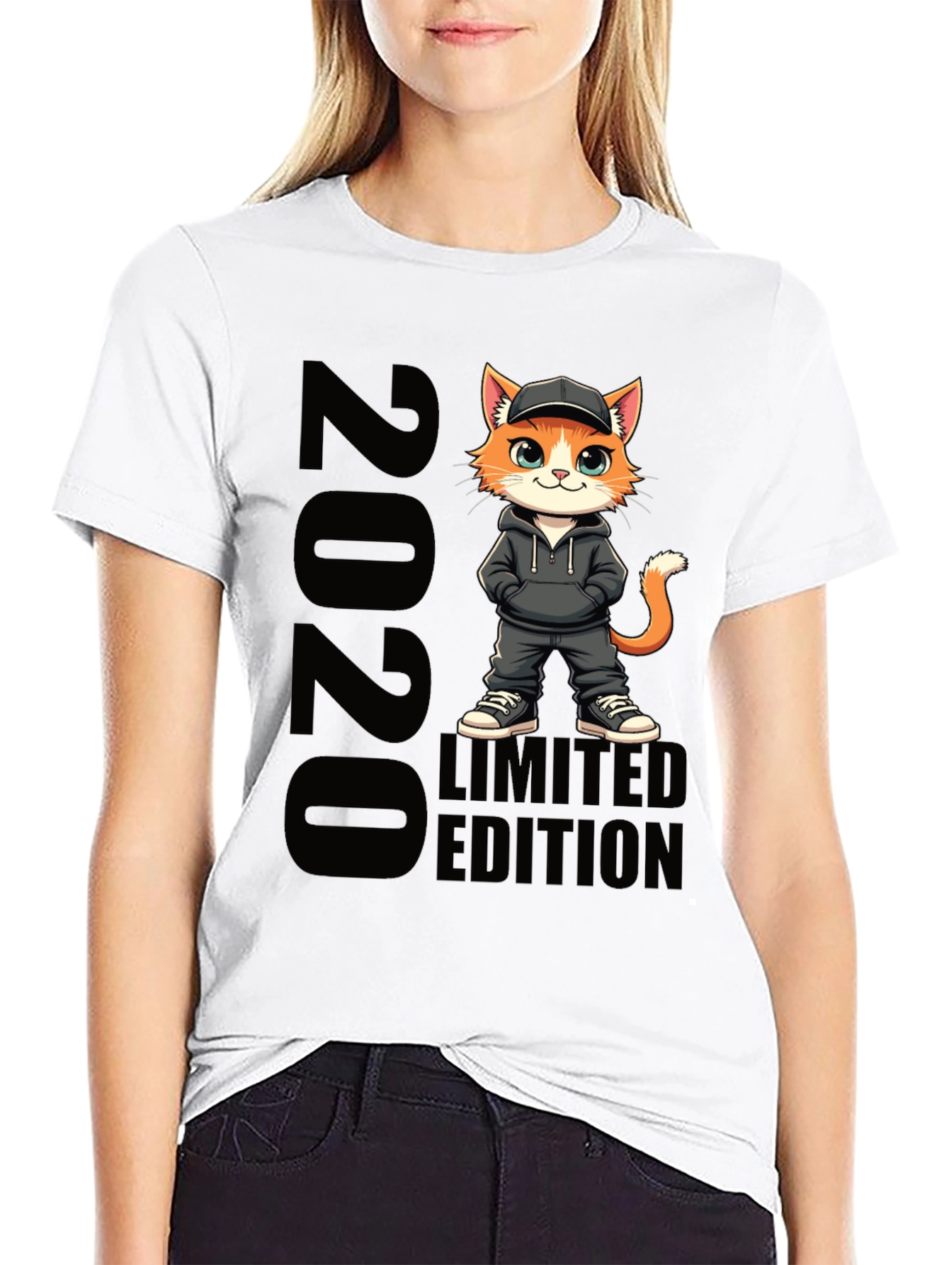 Limited Edition 2020 Cat Graphic T-Shirt