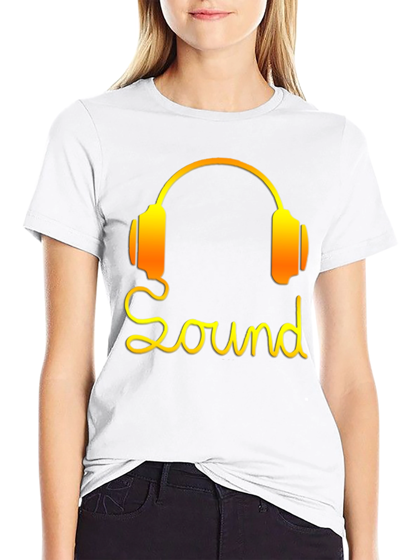 Sound Headphones Graphic Tee - Modern Music Lover Shirt