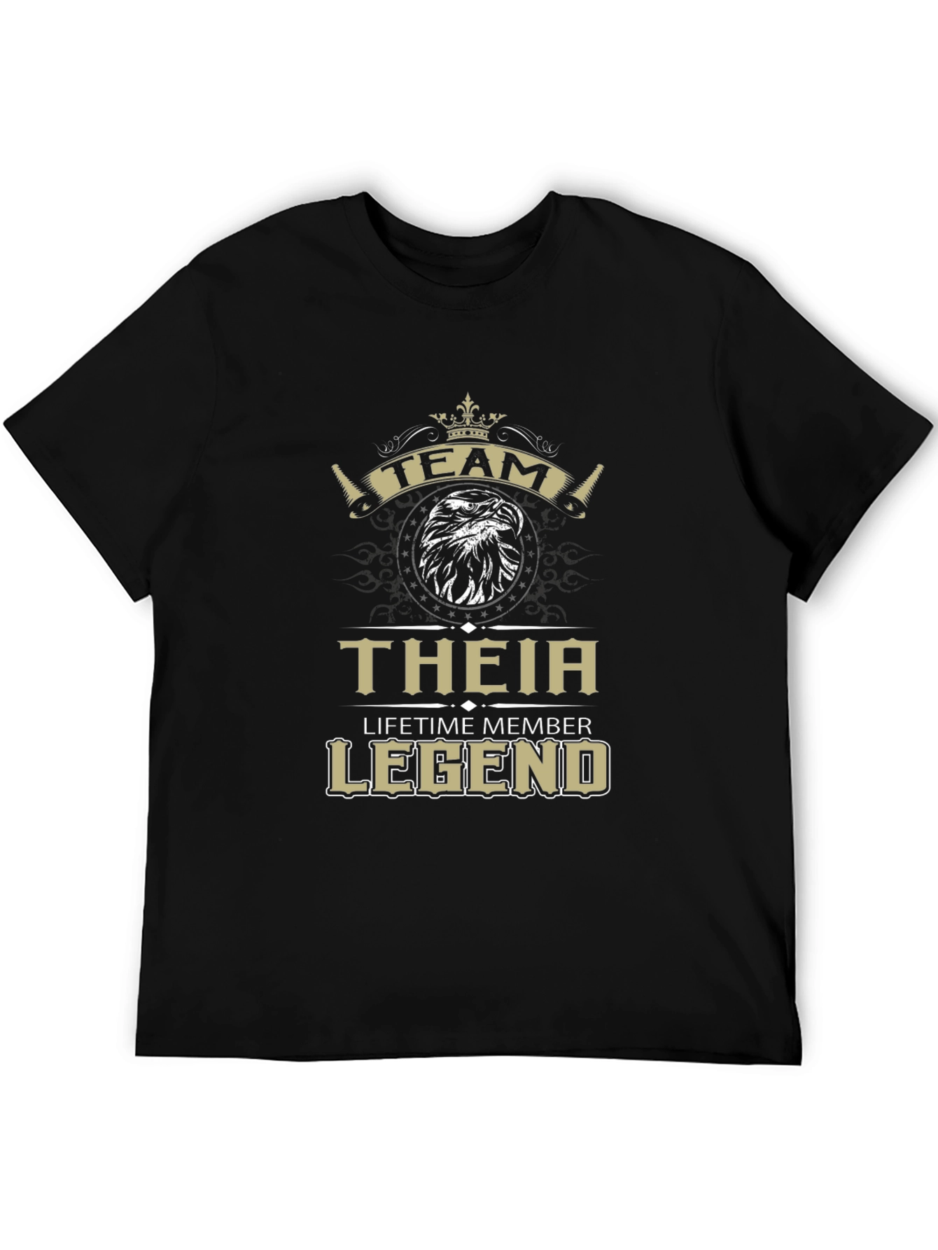 THEIA Legend Tee - Lifetime Member - Black Cotton