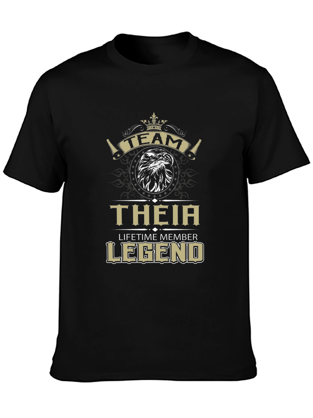THEIA Legend Tee - Lifetime Member - Black Cotton