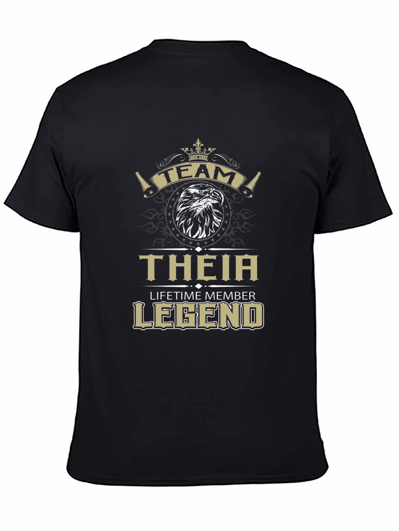 THEIA Legend Tee - Lifetime Member - Black Cotton