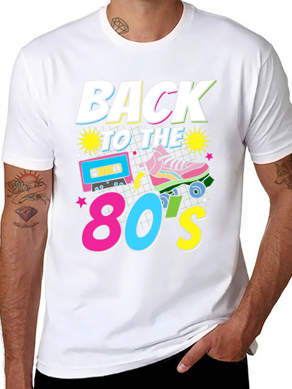 Retro 80s Style Graphic Tee