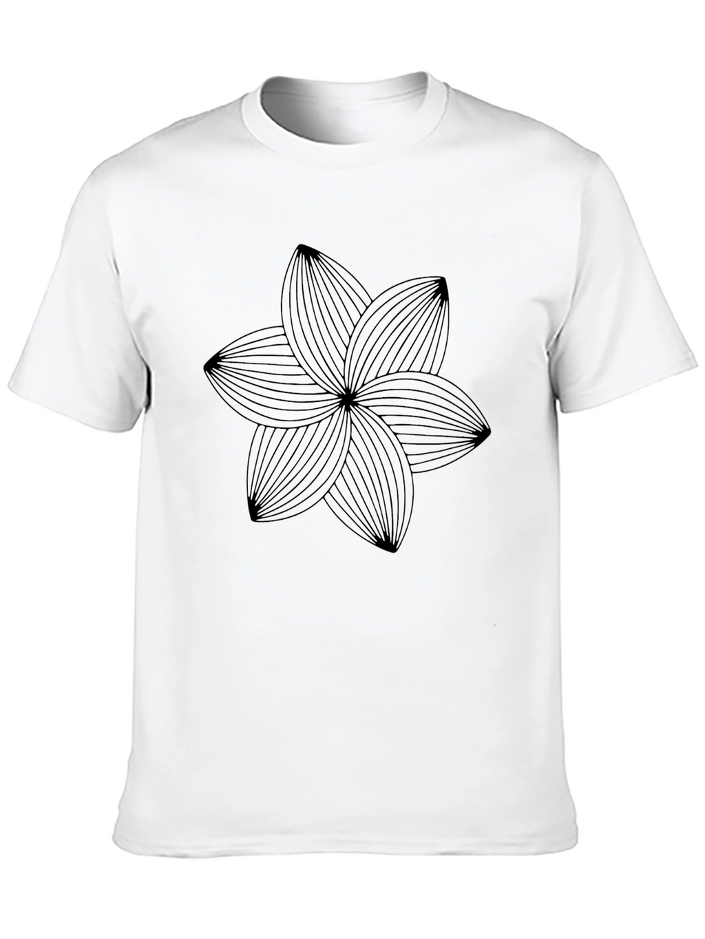 Black Floral Graphic Tee - Modern Style