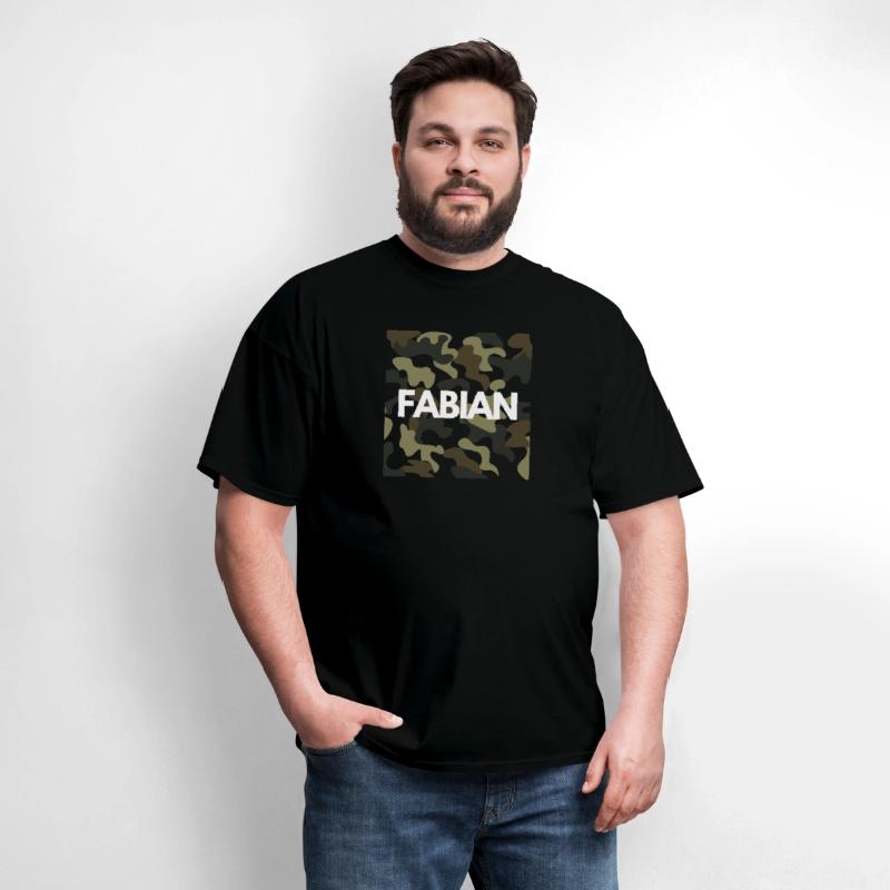 Fabian Name Hoodies Men Good Quality Camouflage
