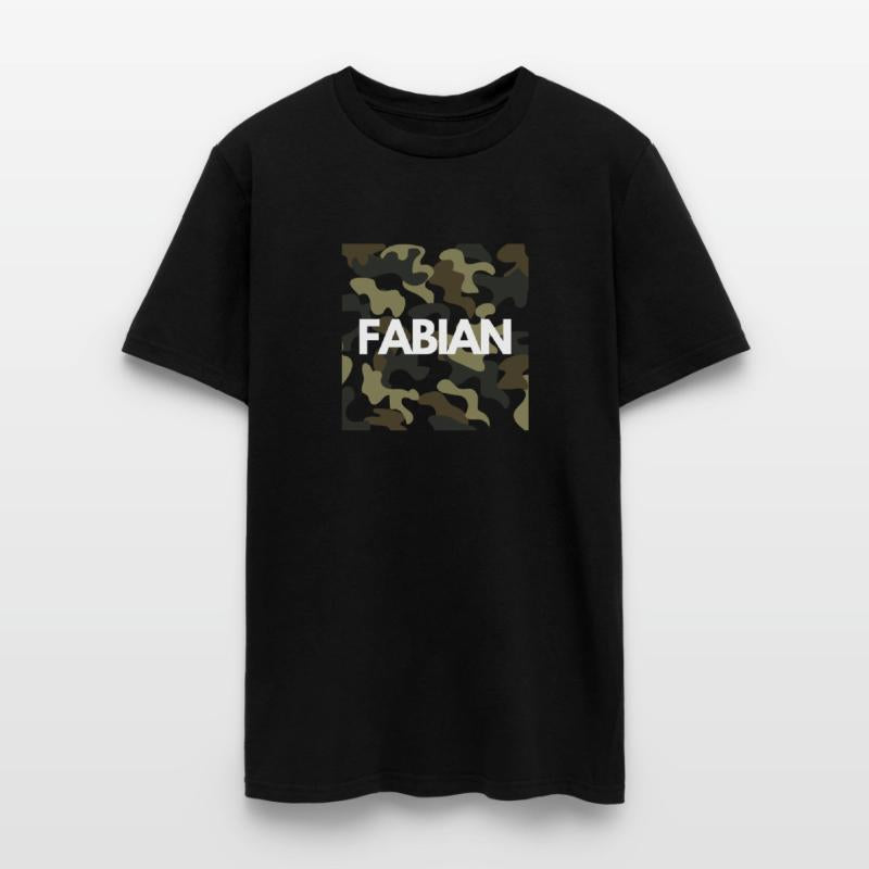 Fabian Name Hoodies Men Good Quality Camouflage