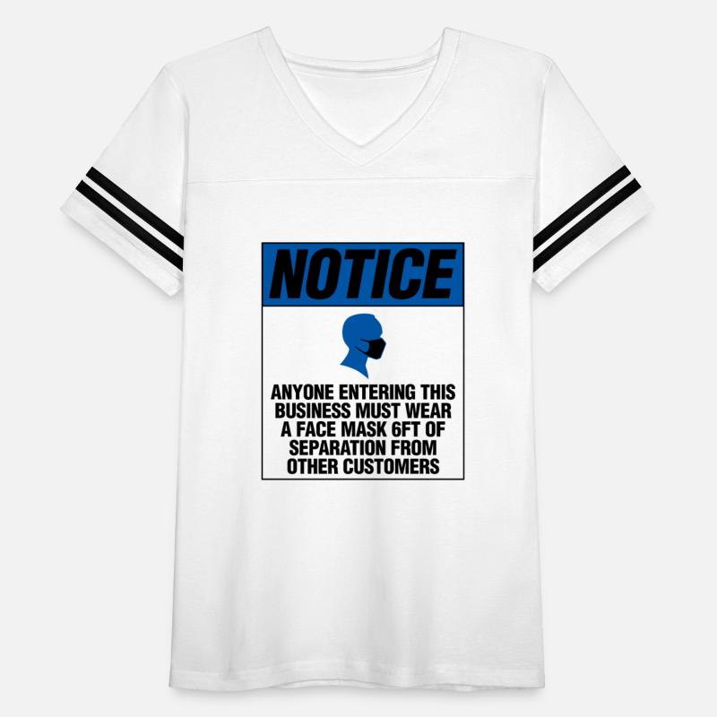 Face Mask Business Notice Facemask Covering Distan