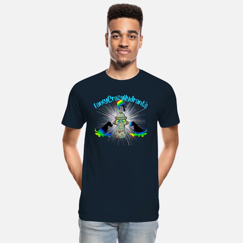 FancyCrazyHydrants - Skateboard T-shirt 1
