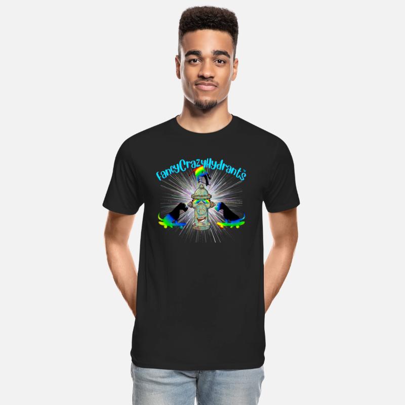 FancyCrazyHydrants - Skateboard T-shirt 1