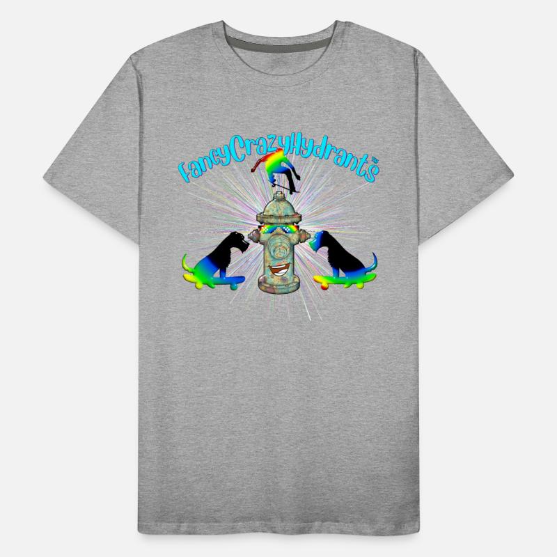 FancyCrazyHydrants - Skateboard T-shirt 1