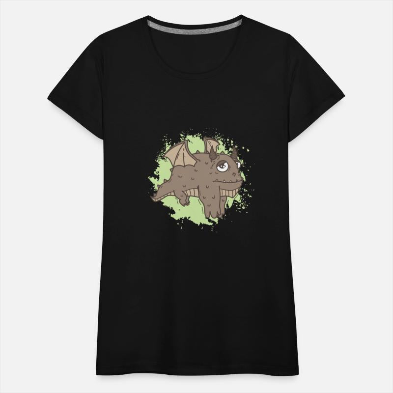 Fat Dragon in Kawaii funny Animal