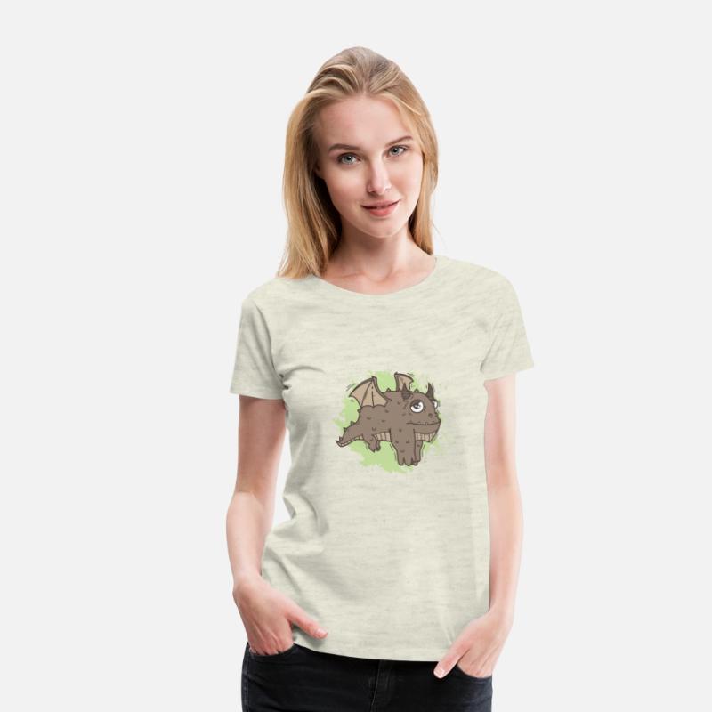 Fat Dragon in Kawaii funny Animal