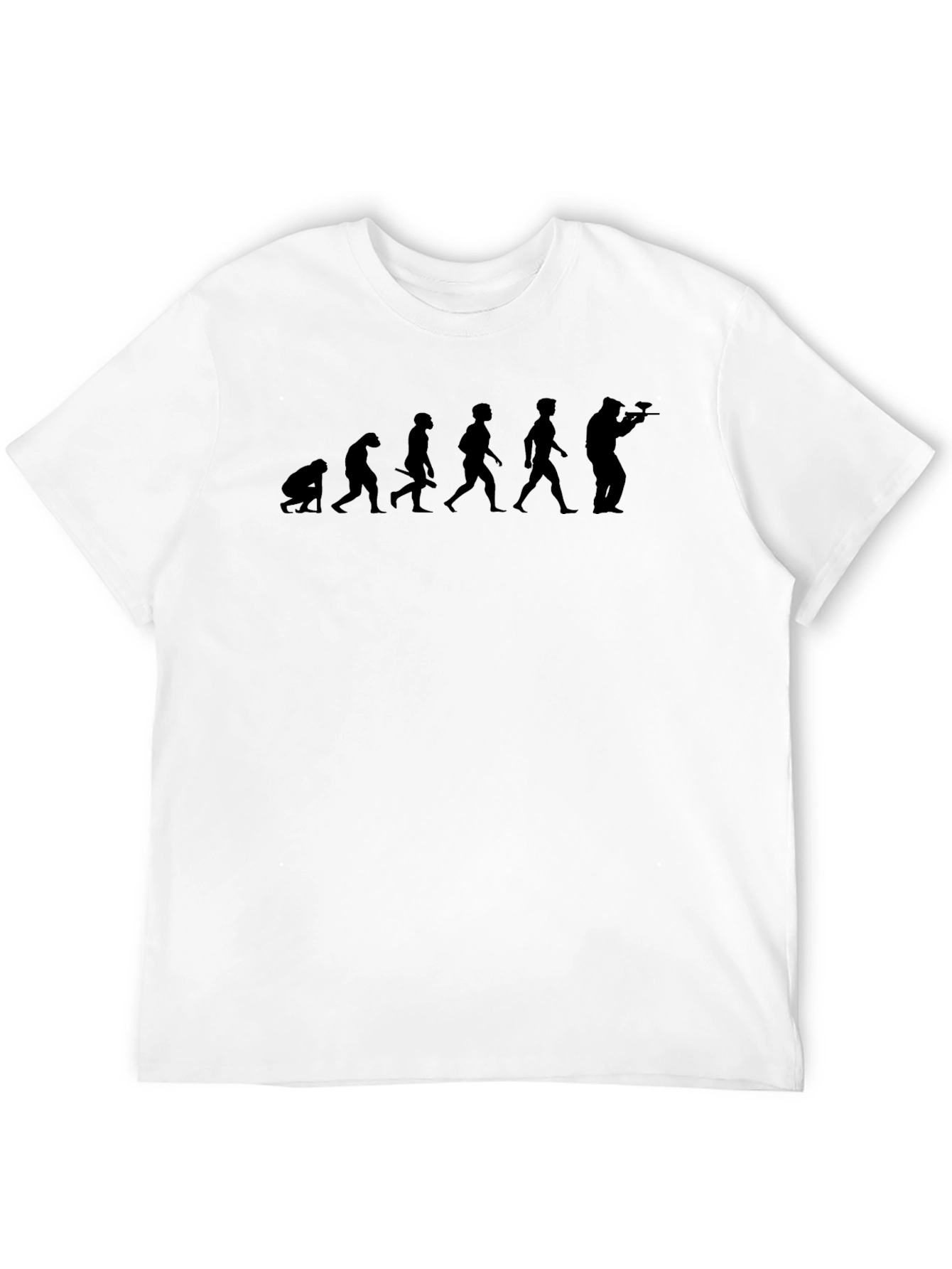 Evolution of Paintball T-Shirt - Black Cotton Tee