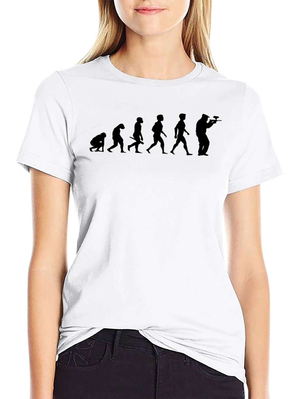 Evolution of Paintball T-Shirt - Black Cotton Tee