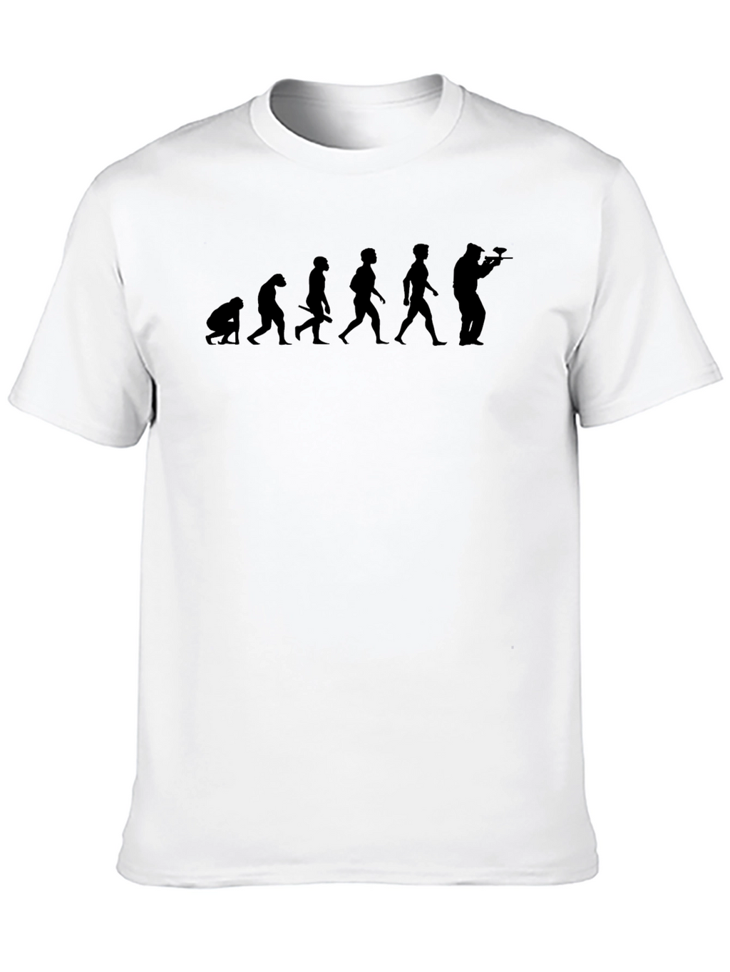 Evolution of Paintball T-Shirt - Black Cotton Tee