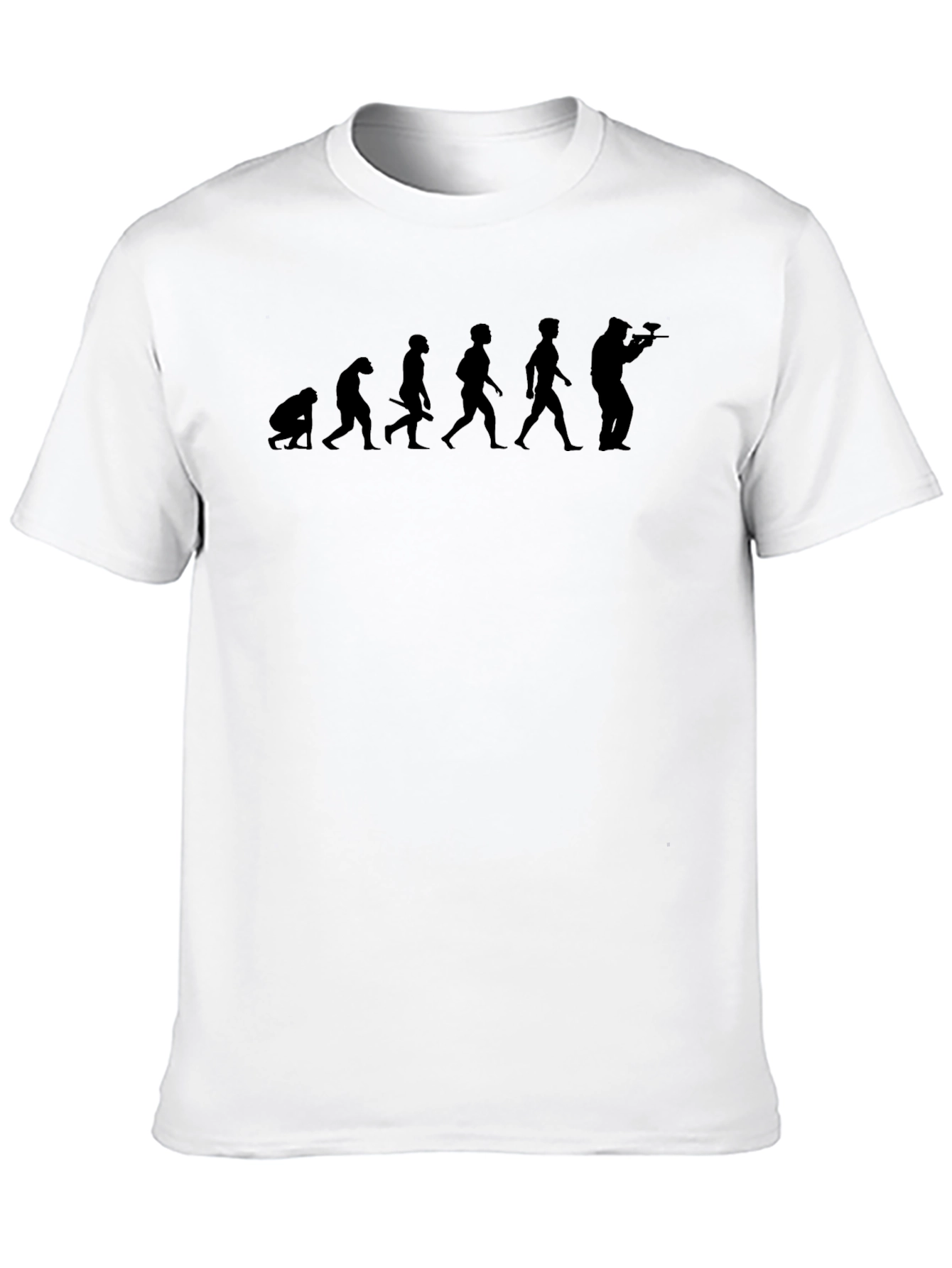 Evolution of Paintball T-Shirt - Black Cotton Tee