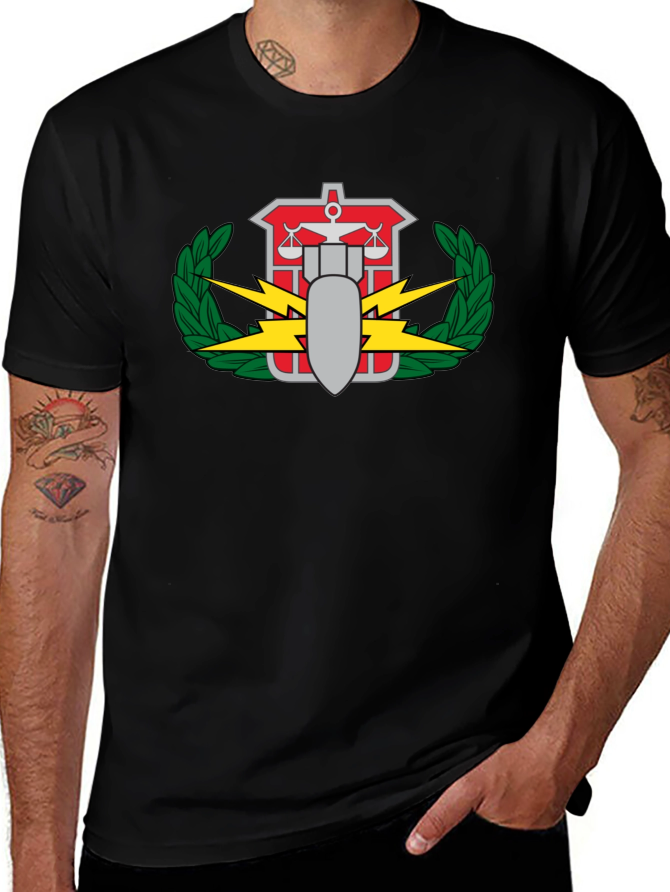EOD Badge T-Shirt - Explosive Ordnance Disposal