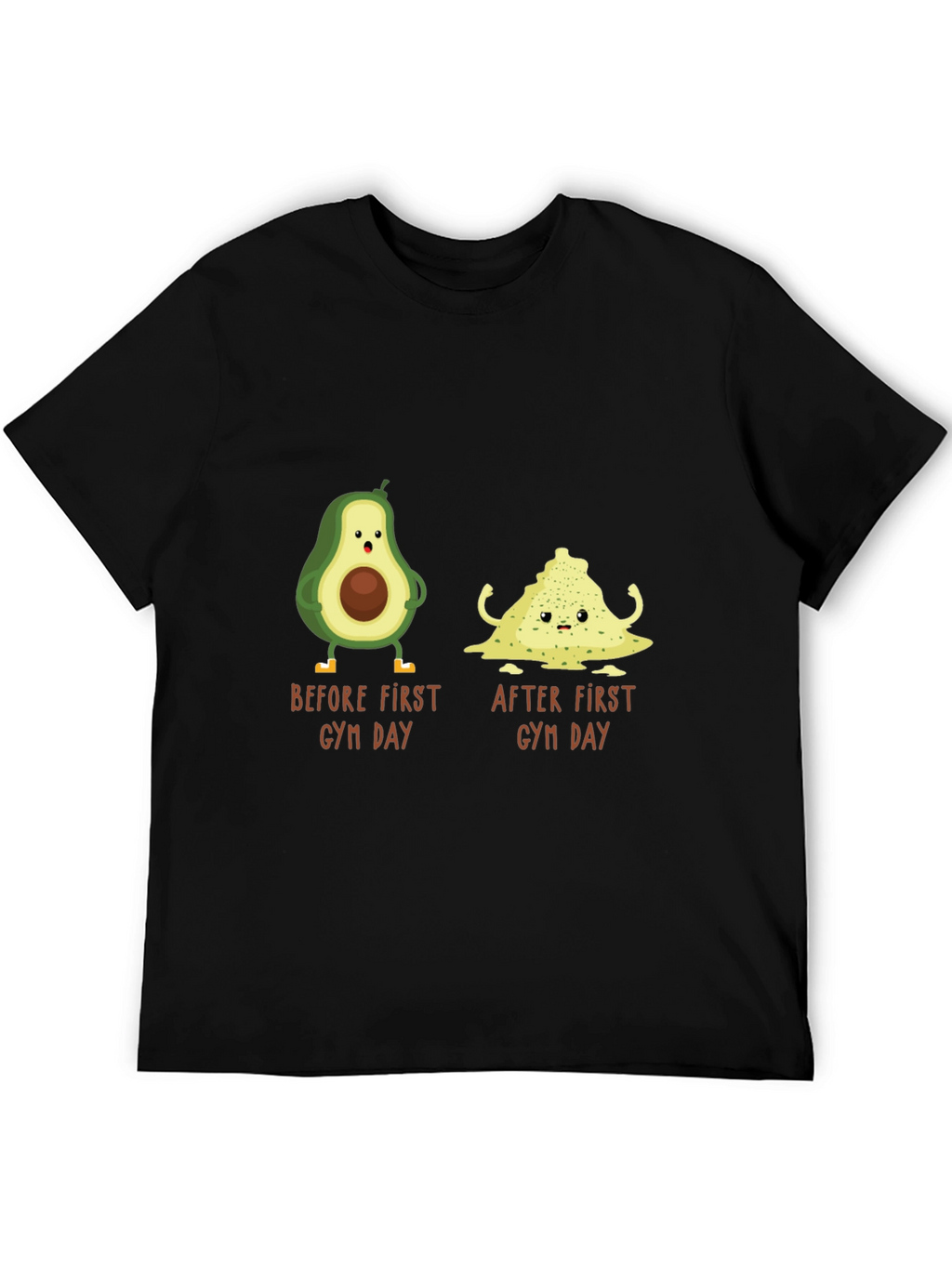 Avocado Gym Day T-Shirt - Funny Workout Tee
