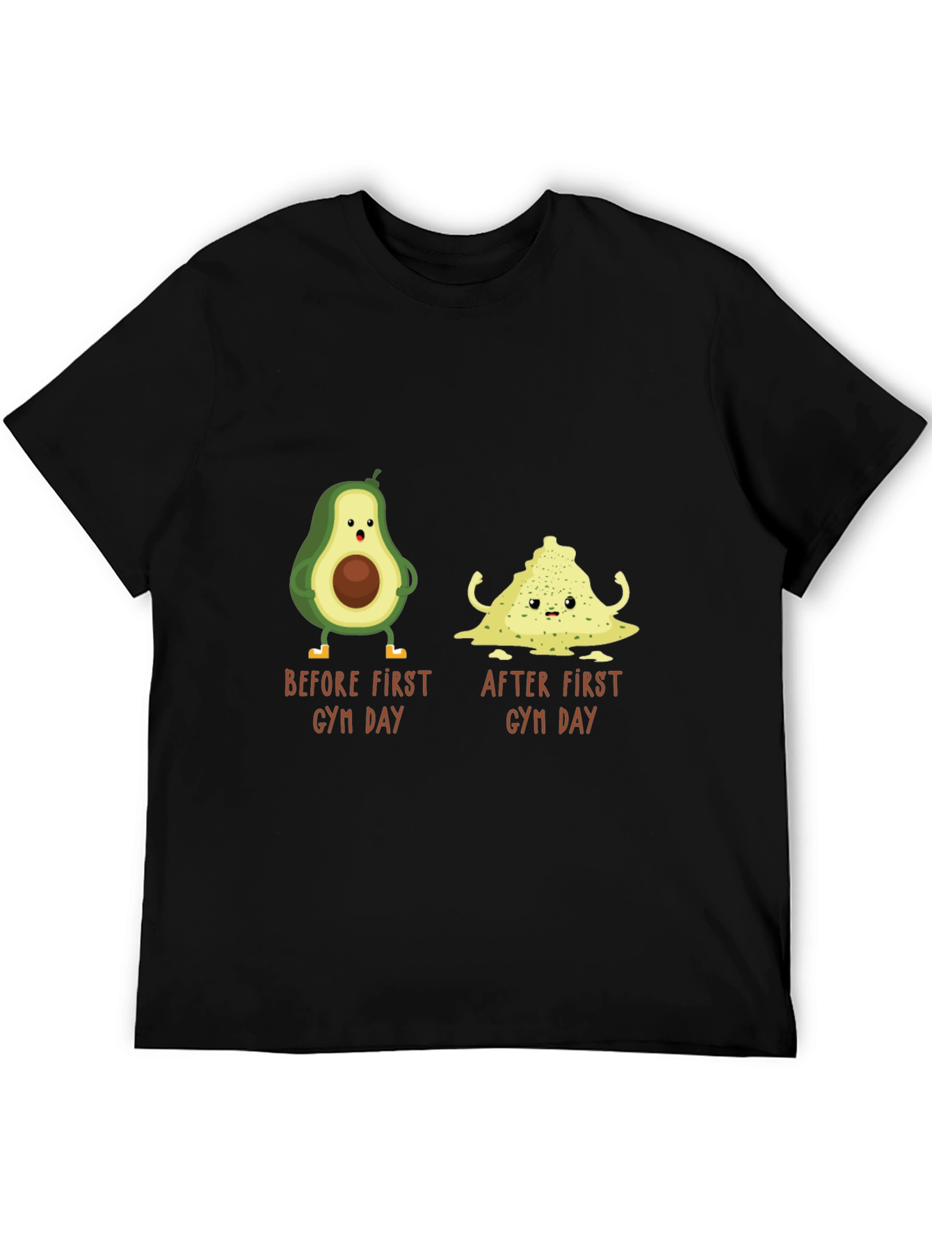 Avocado Gym Day T-Shirt - Funny Workout Tee