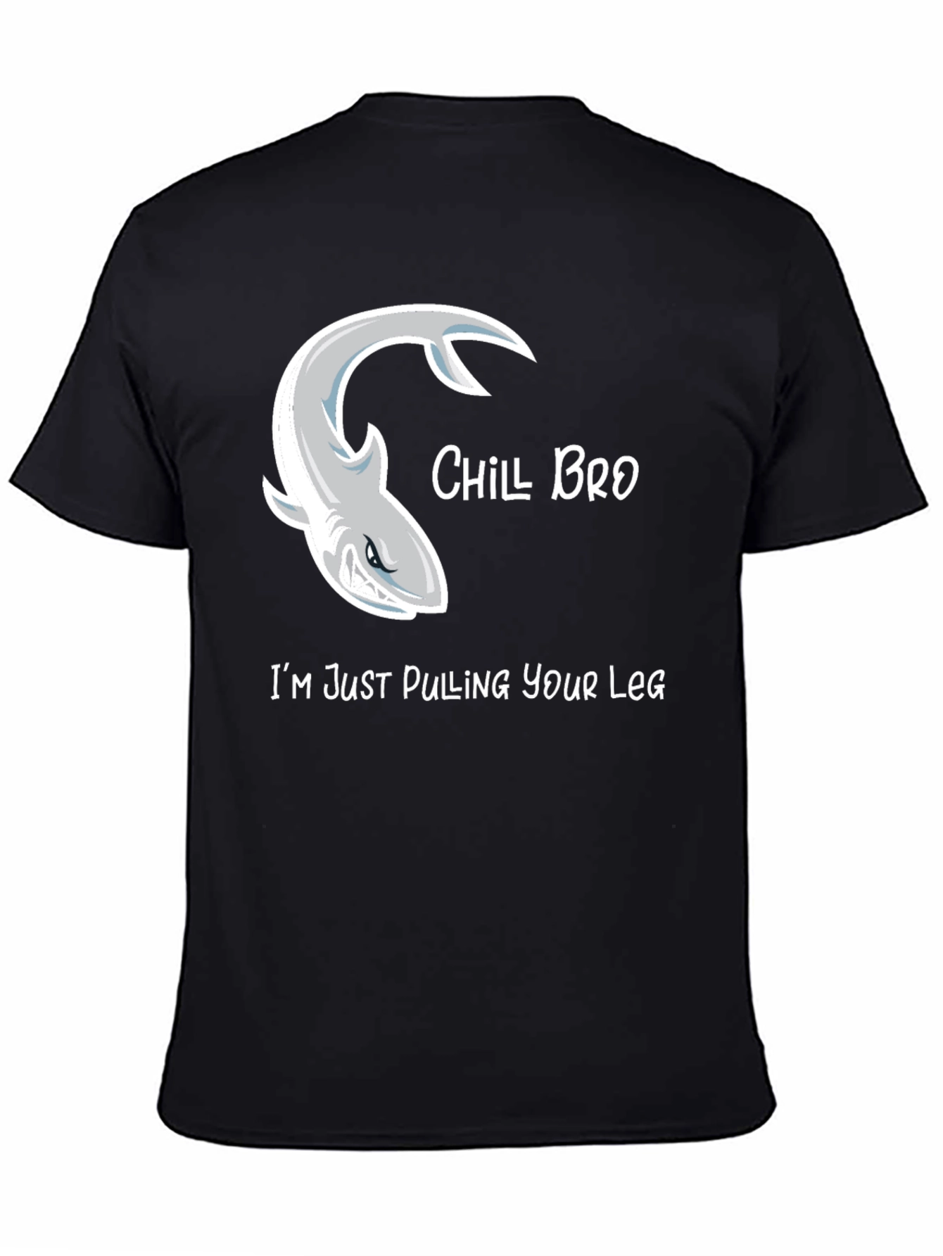 Chill Bro Shark T-Shirt Humor Graphic Tee