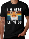 Im Here Lets Go Fox Graphic T-Shirt