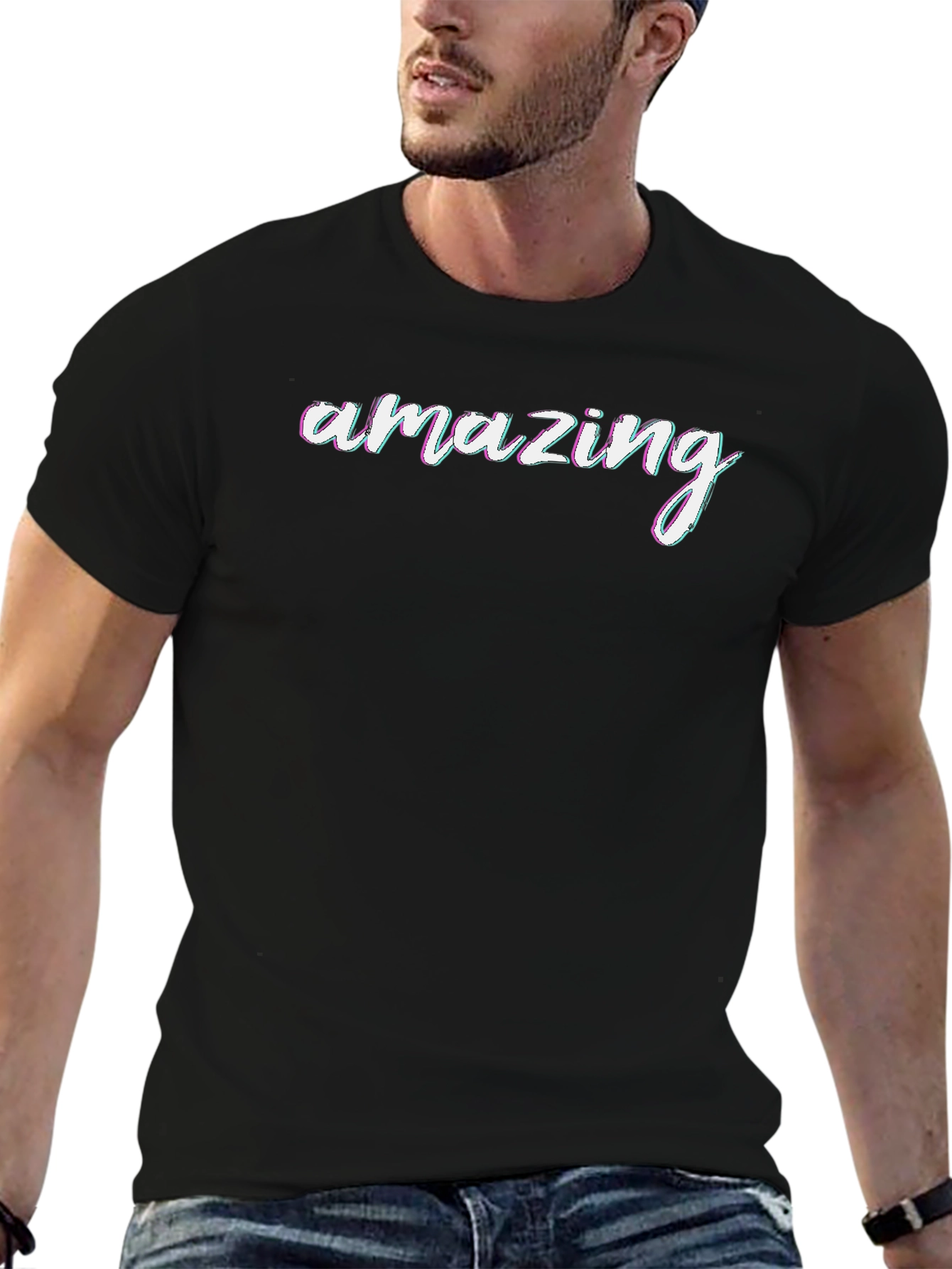 Amazing Black T-Shirt | Stylish Casual Wear