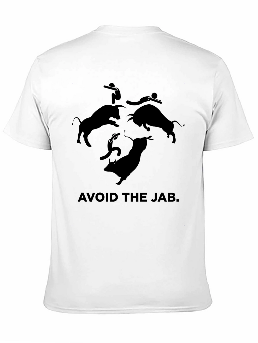 Avoid the Jab Graphic Tee - Black