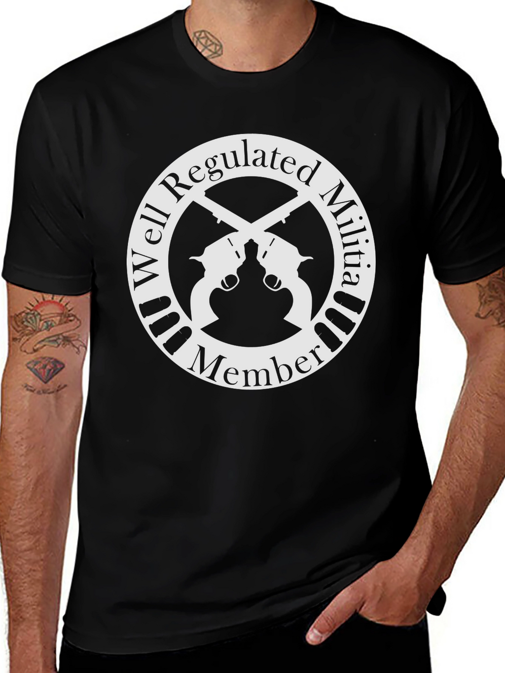 Well Regulated Militia Member T-Shirt