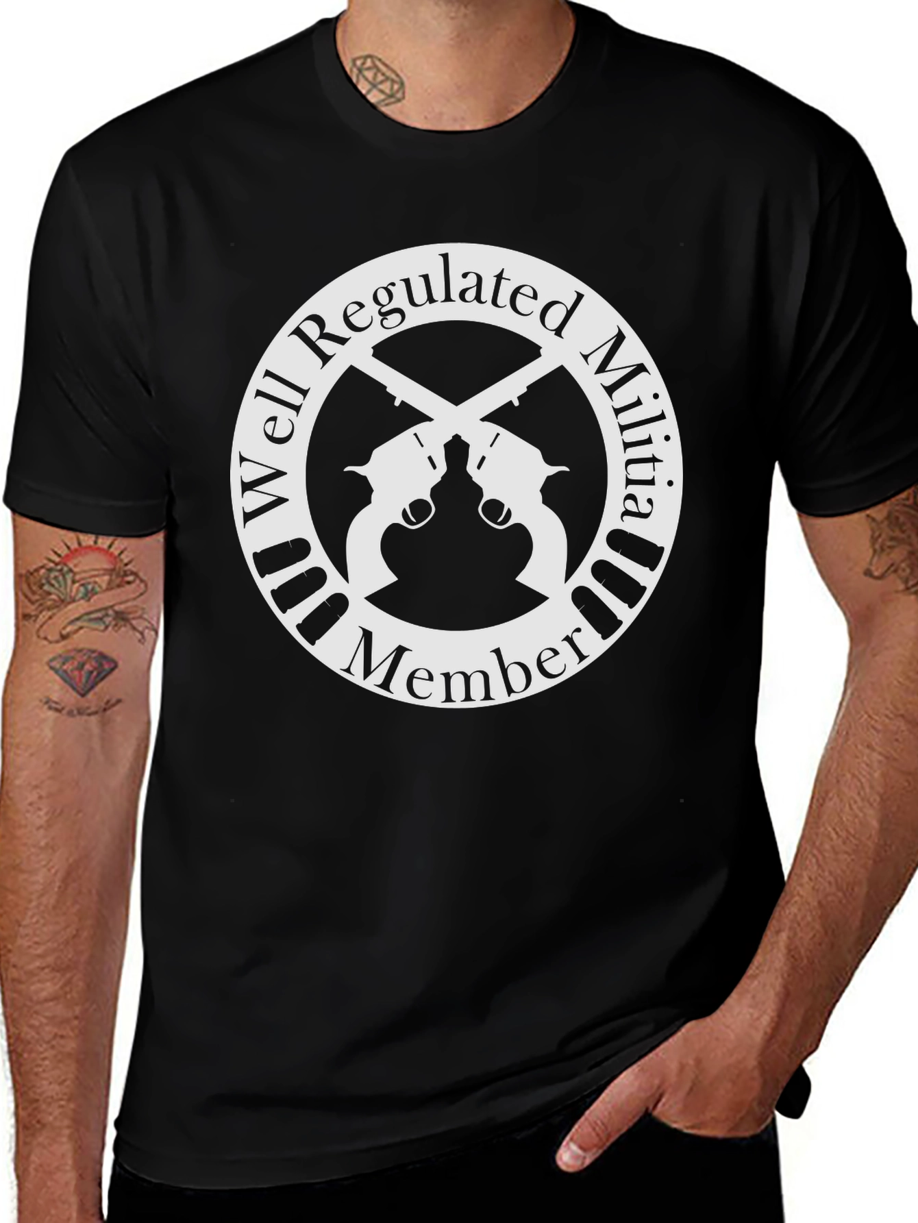 Well Regulated Militia Member T-Shirt