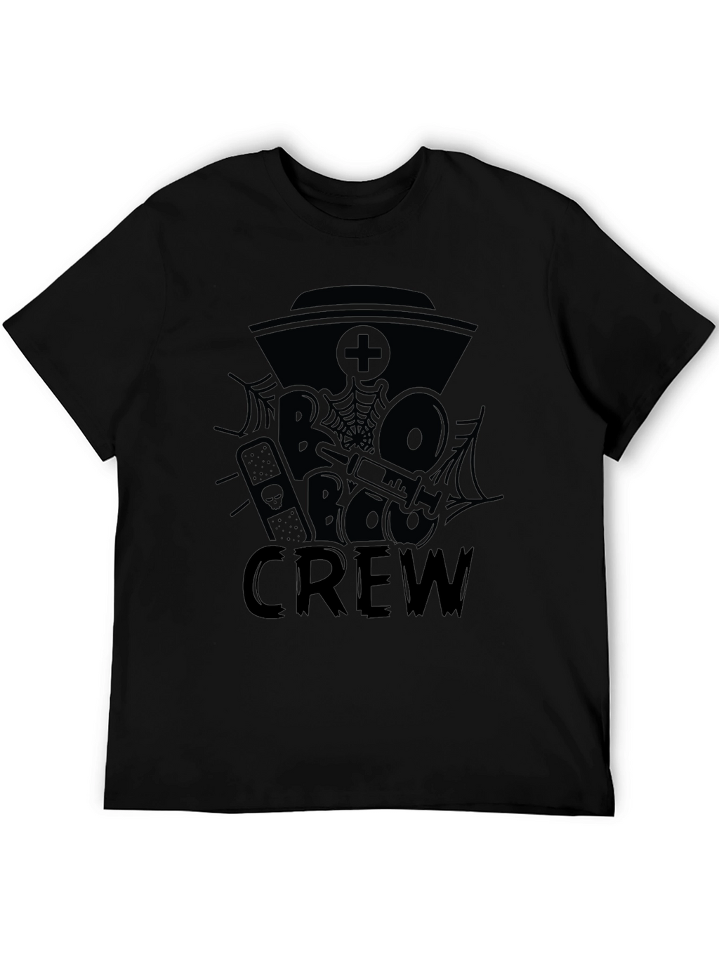 Boo Crew Black Graphic Tee Shirt