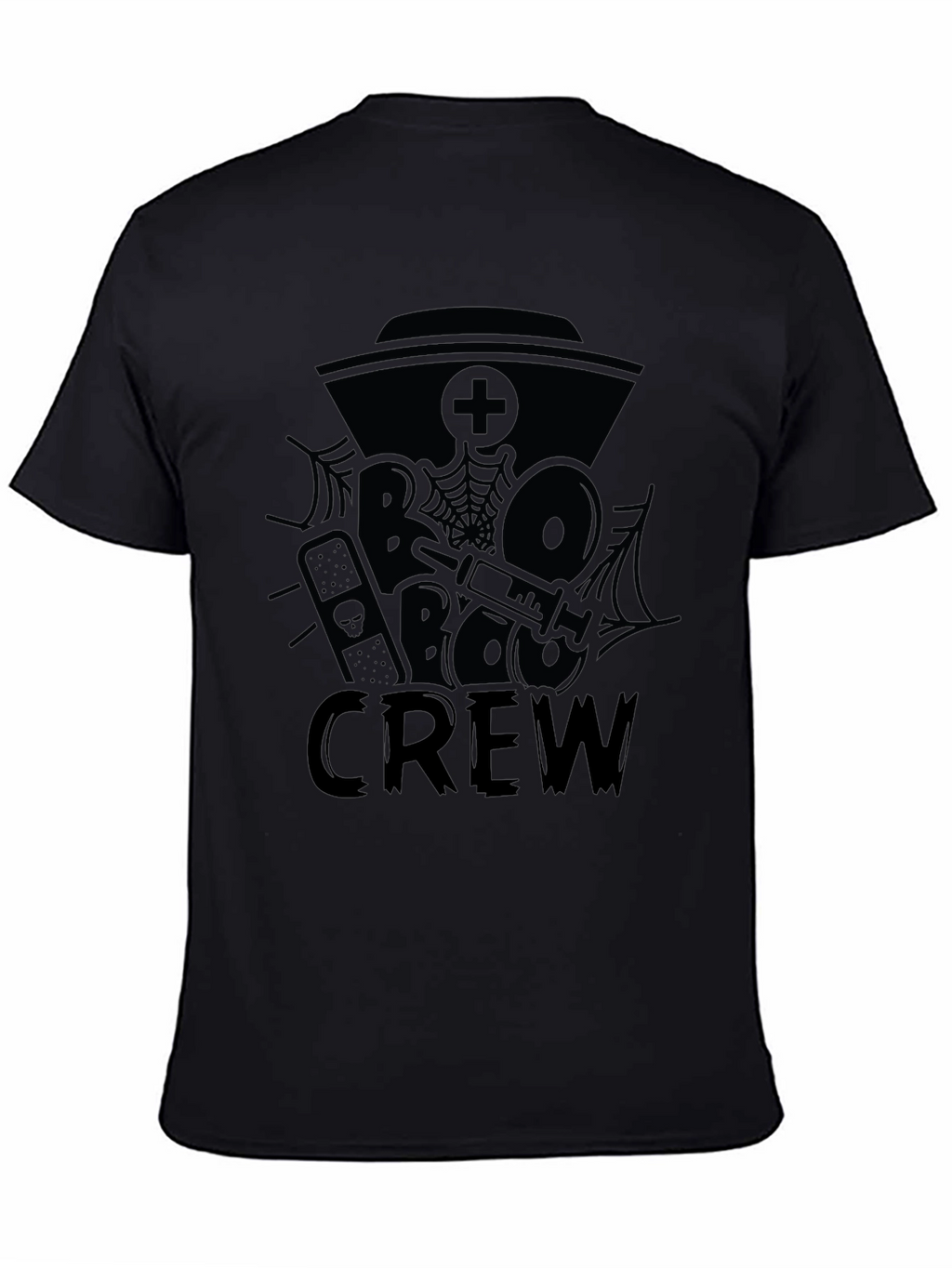 Boo Crew Black Graphic Tee Shirt