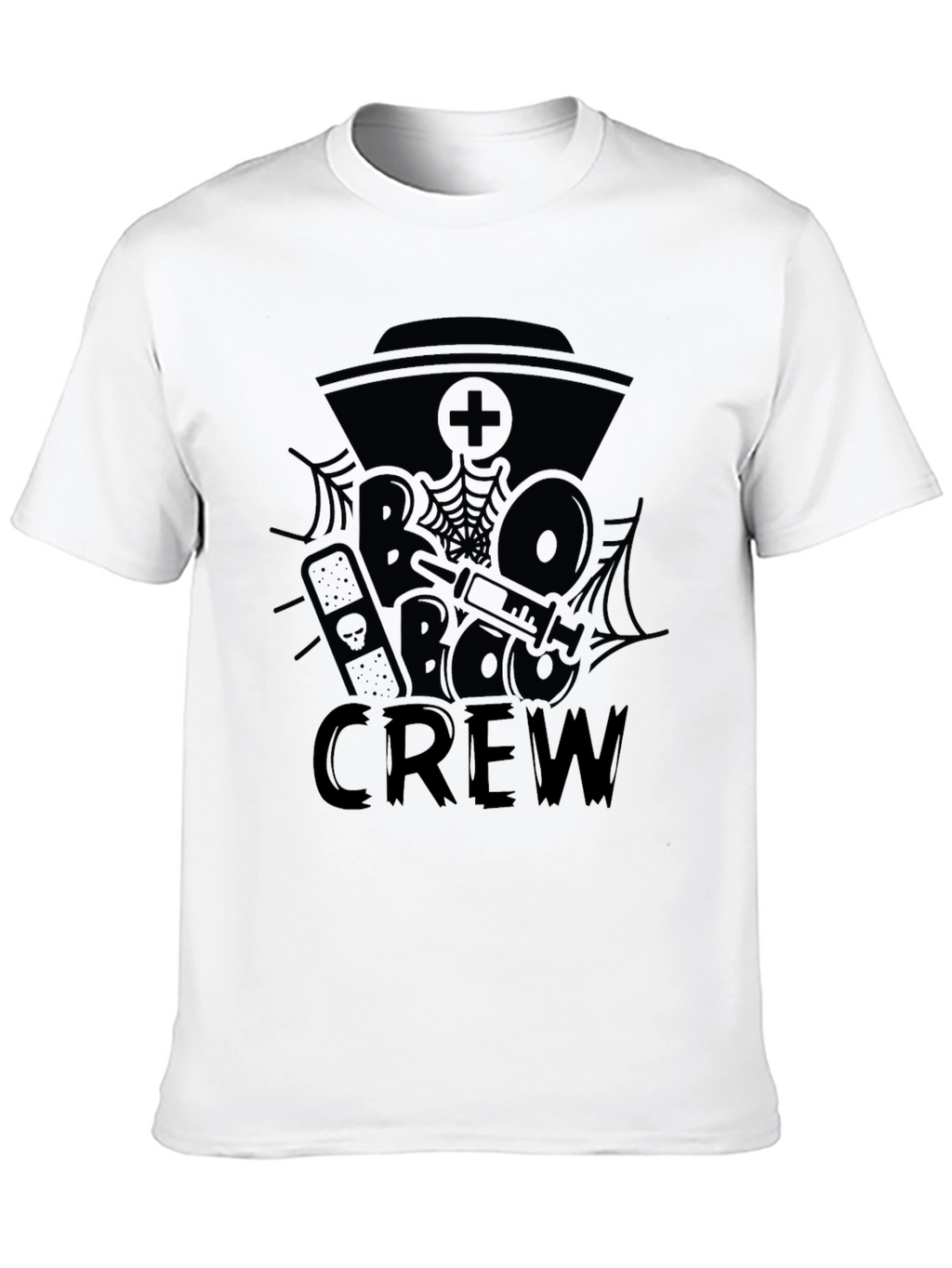 Boo Crew Black Graphic Tee Shirt
