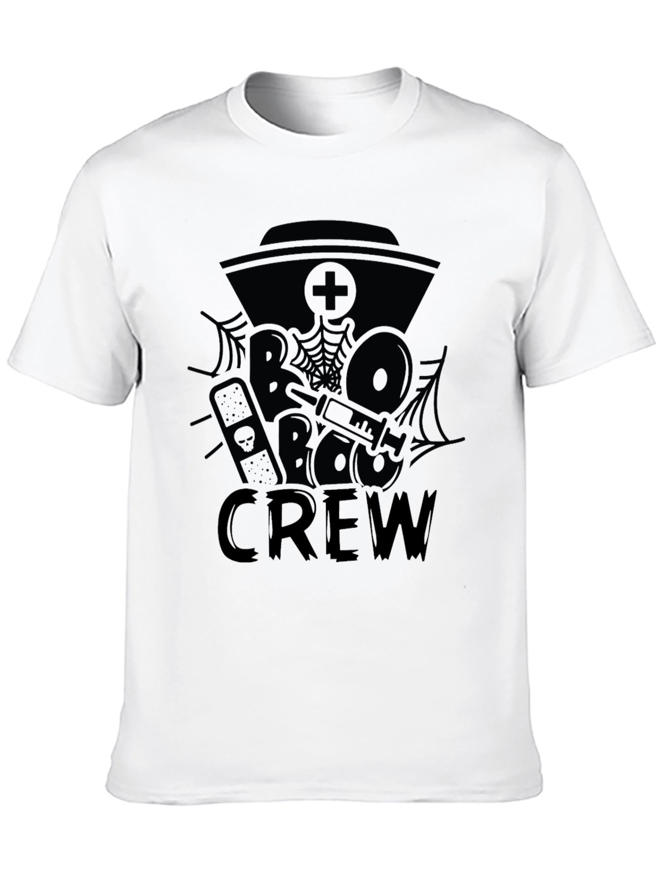 Boo Crew Black Graphic Tee Shirt