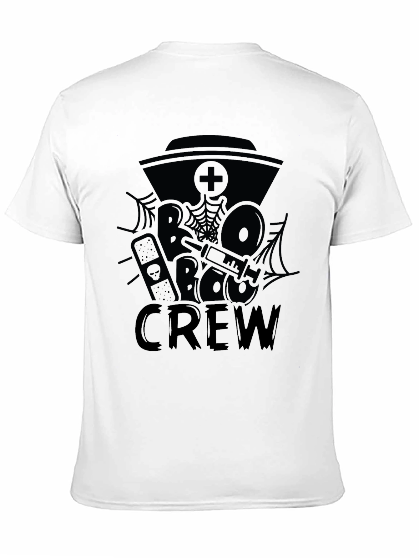 Boo Crew Black Graphic Tee Shirt