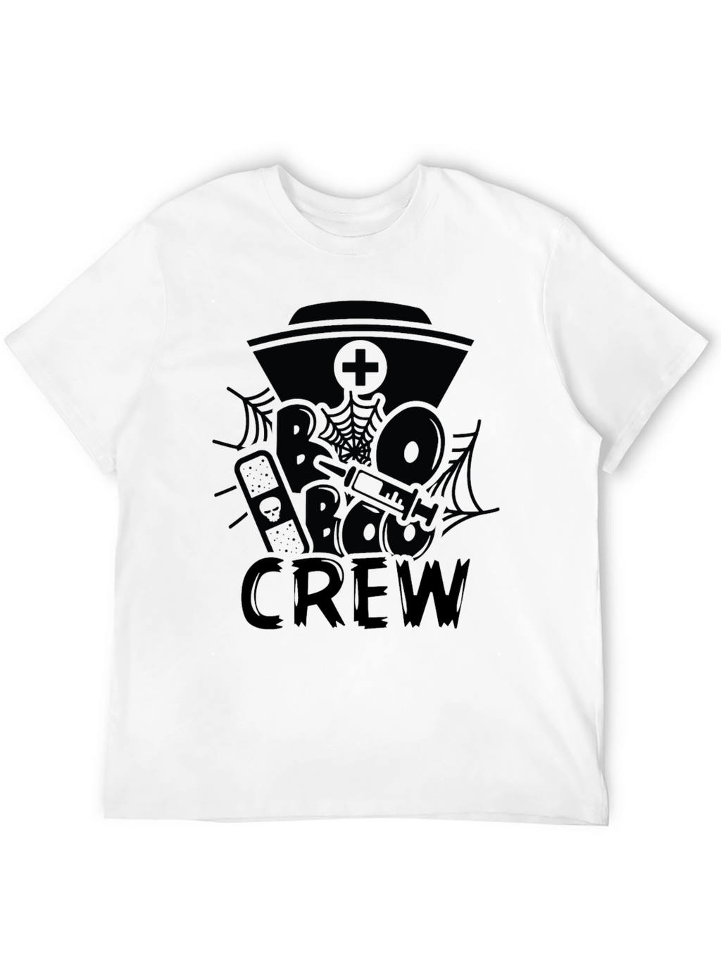 Boo Crew Black Graphic Tee Shirt