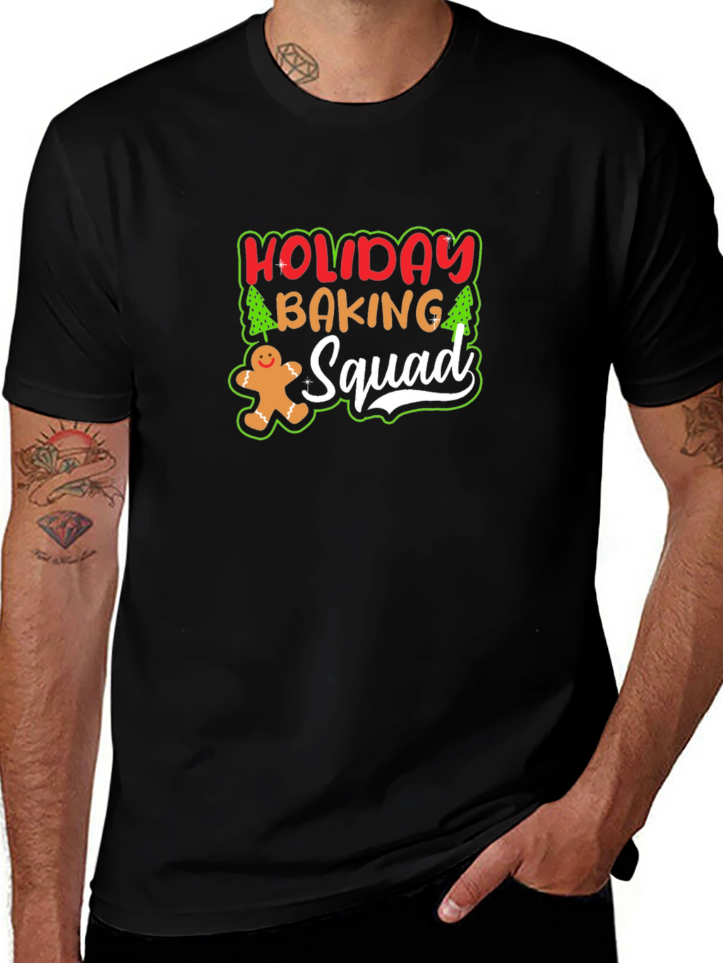 Holiday Baking Squad Crew Neck Tee