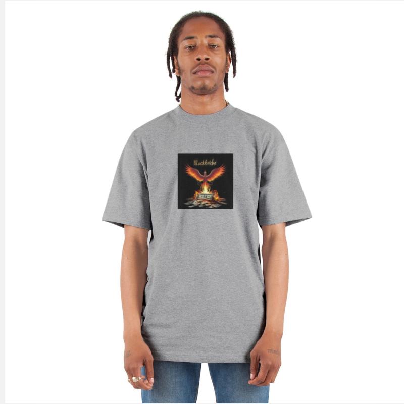 Fiery Phoenix with Burning Cash black&riche