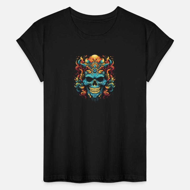 Fiery Skull Mandala